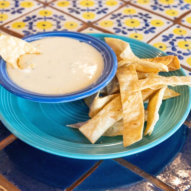 Green Chile Queso.