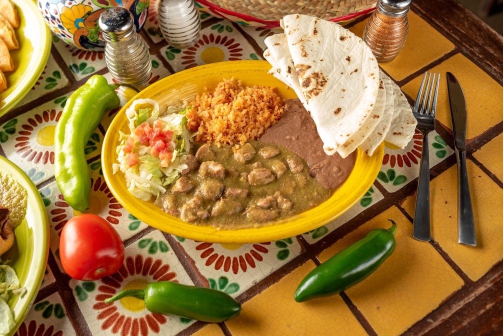 Chili Verde with Pork.