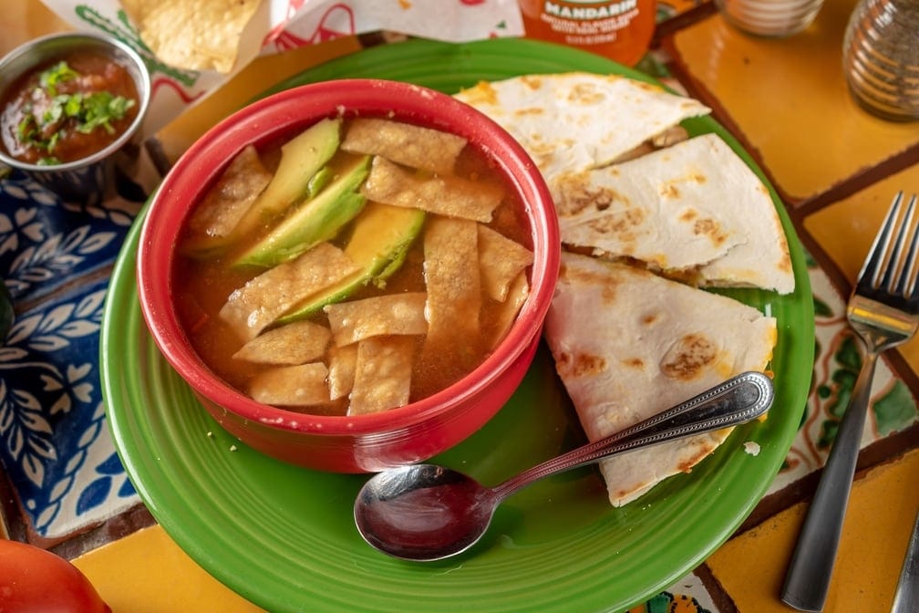 Tortilla Soup & Quesadilla Combo.